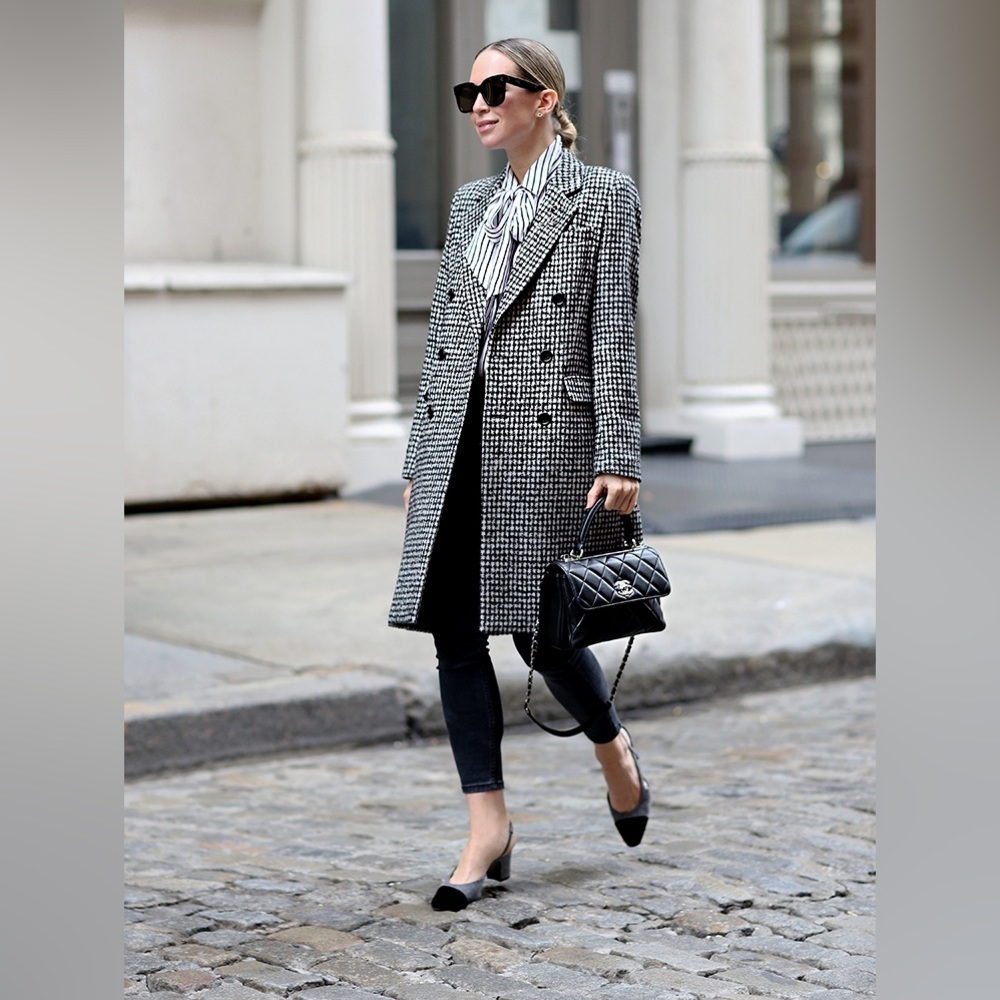 The Kooples
Mark Graphic Houndstooth-Style Coat
